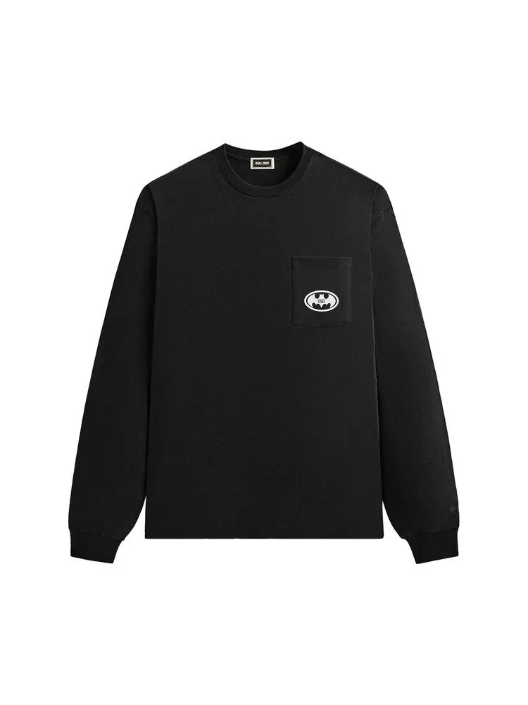 Футболка Kith x Batman History Vintage Pocket Long-Sleeve Tee — изображение 1 из 2, черный