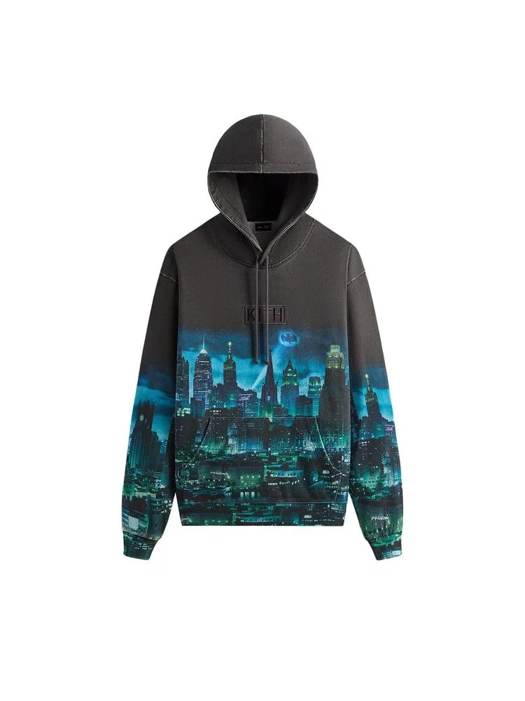 Худи Kith x Batman Gotham Vintage Nelson Hoodie — изображение 1 из 2, черный