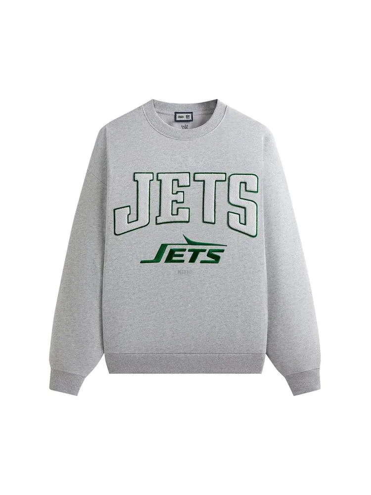Свитер Kith &, 47 for the NFL: Jets Nelson Crewneck — изображение 1 из 2, светлый серый