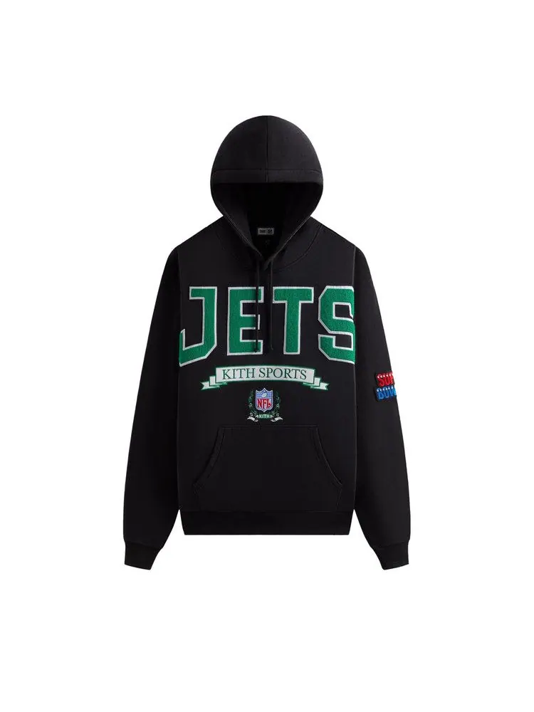 Худи Kith &, 47 for the NFL: Jets Nelson Hoodie — изображение 1 из 2, черный