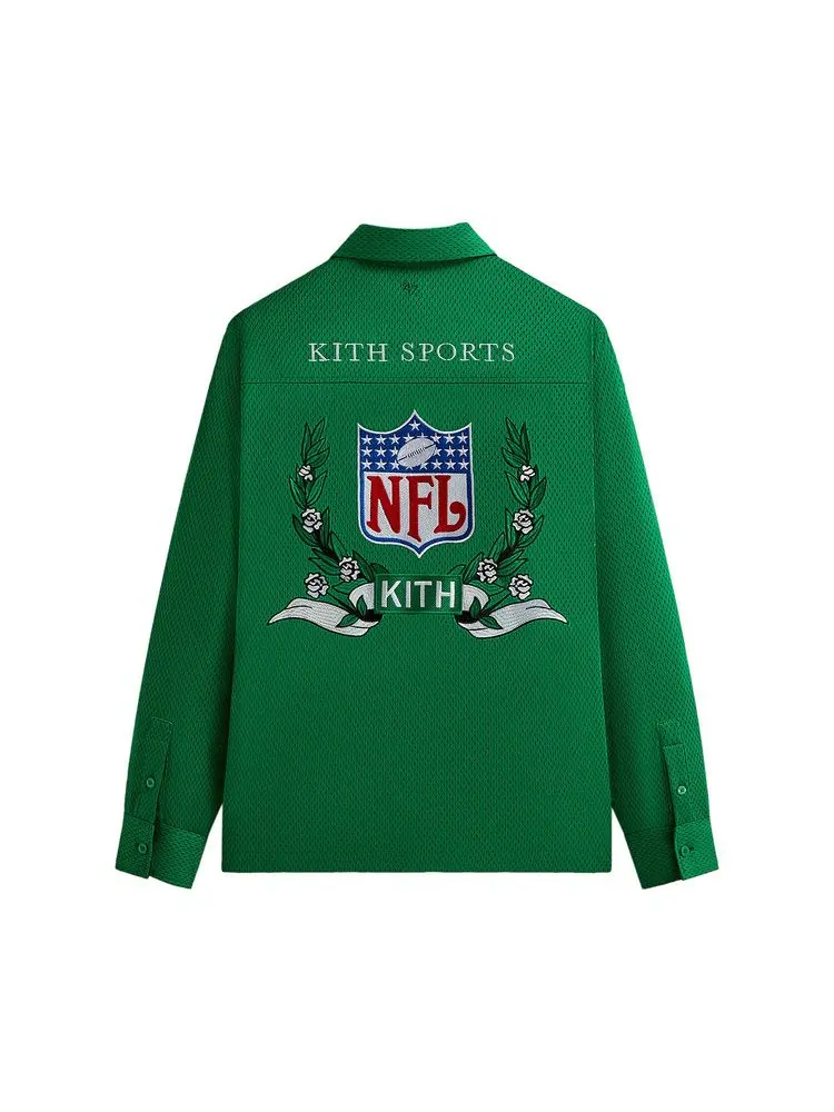 Топ Kith &, 47 for the NFL: Jets Reversible Ginza, Luna — изображение 2 из 2, зеленый