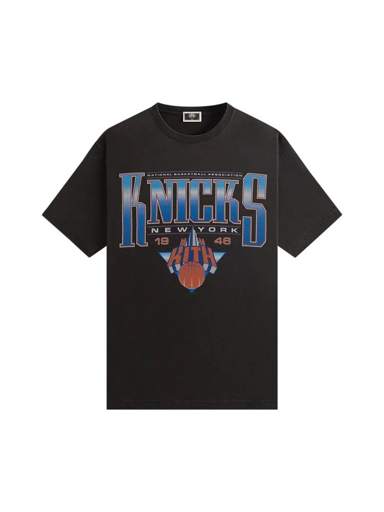 Футболка Kith For The New York Knicks Luster Vintage Tee — изображение 1 из 2, черный