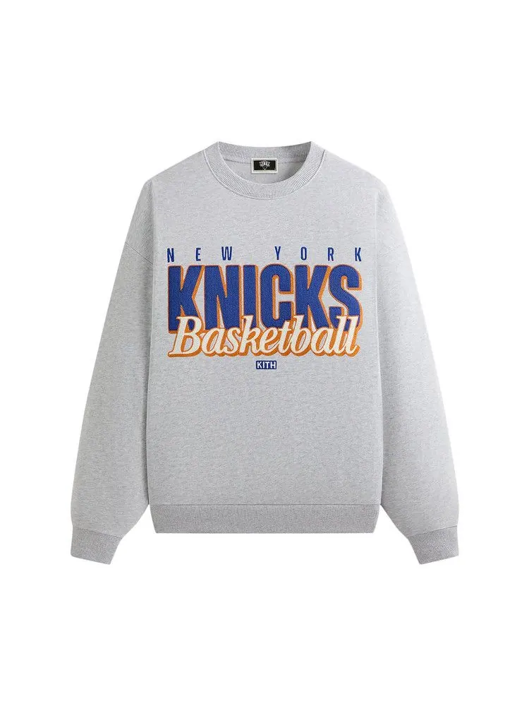 Свитер Kith For The New York Knicks Classic Vintage Nelson Crewneck — изображение 1 из 2, светлый серый