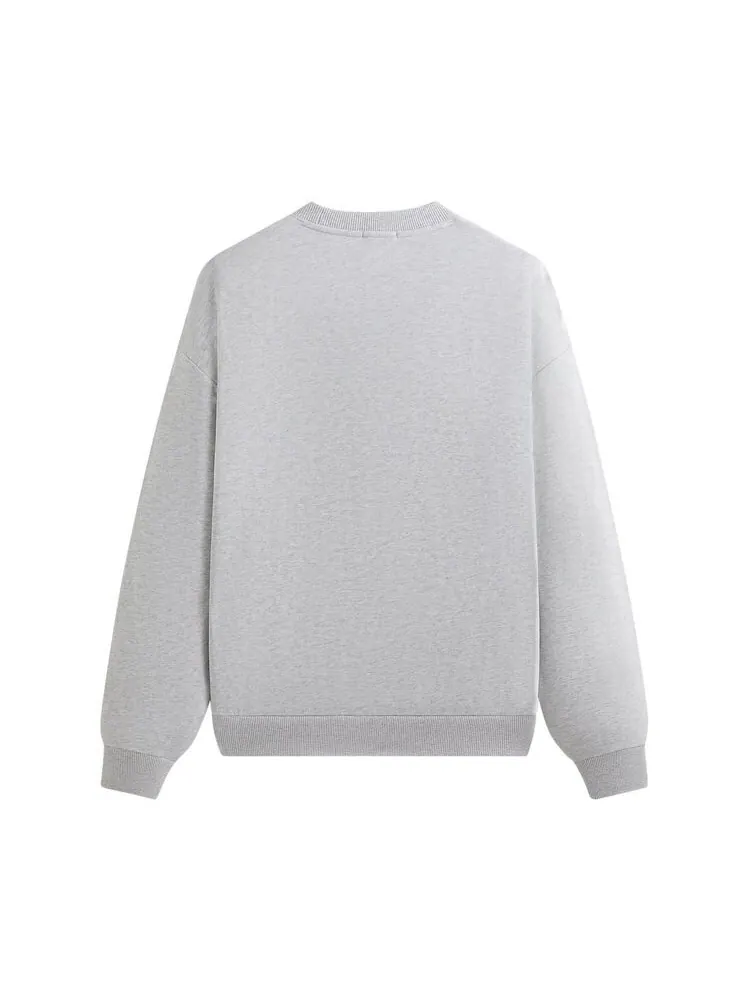 Толстовка Kith For The New York Knicks Vintage Nelson Crewneck Light Heather Grey — изображение 2 из 2, серый