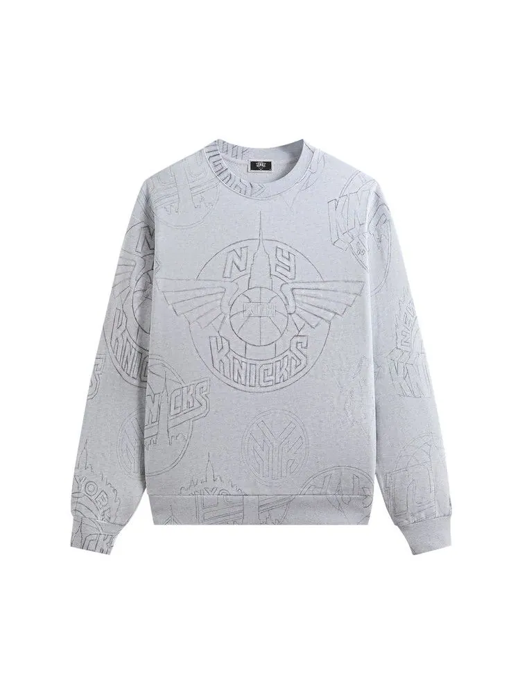 Свитер Kith For The New York Knicks Sketched Vintage Nelson Crewneck — изображение 1 из 2, светлый серый