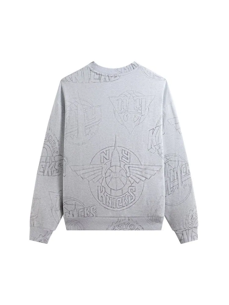 Свитер Kith For The New York Knicks Sketched Vintage Nelson Crewneck — изображение 2 из 2, светлый серый