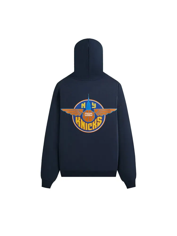 Худи Kith For The New York Knicks Wingman Vintage Nelson Hoodie 'Nocturnal' — изображение 2 из 2, ночной