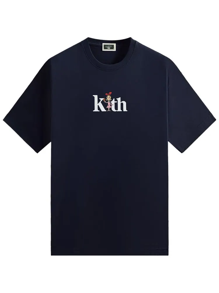Футболка Kith x The Grinch Cindy Serif Tee 'Nocturnal' — изображение 1 из 2, ночной
