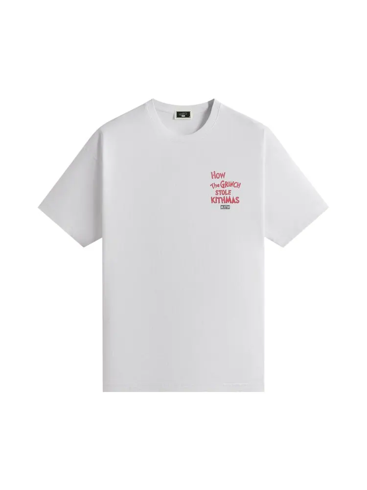 Футболка Kith x The Grinch Feast Vintage Tee 'White' — изображение 1 из 2, белый