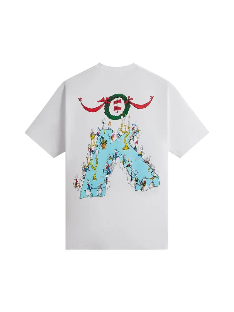 Футболка Kith x The Grinch Feast Vintage Tee 'White' — изображение 2 из 2, белый