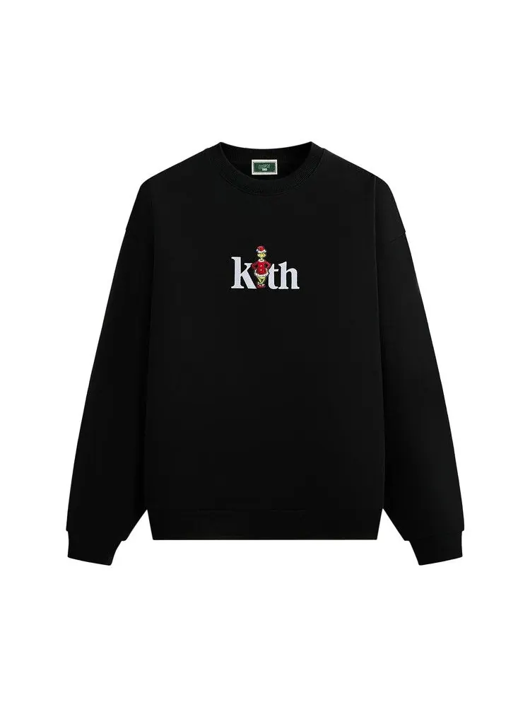 Свитер Kith x The Grinch Serif Nelson Crewneck — изображение 1 из 2, черный