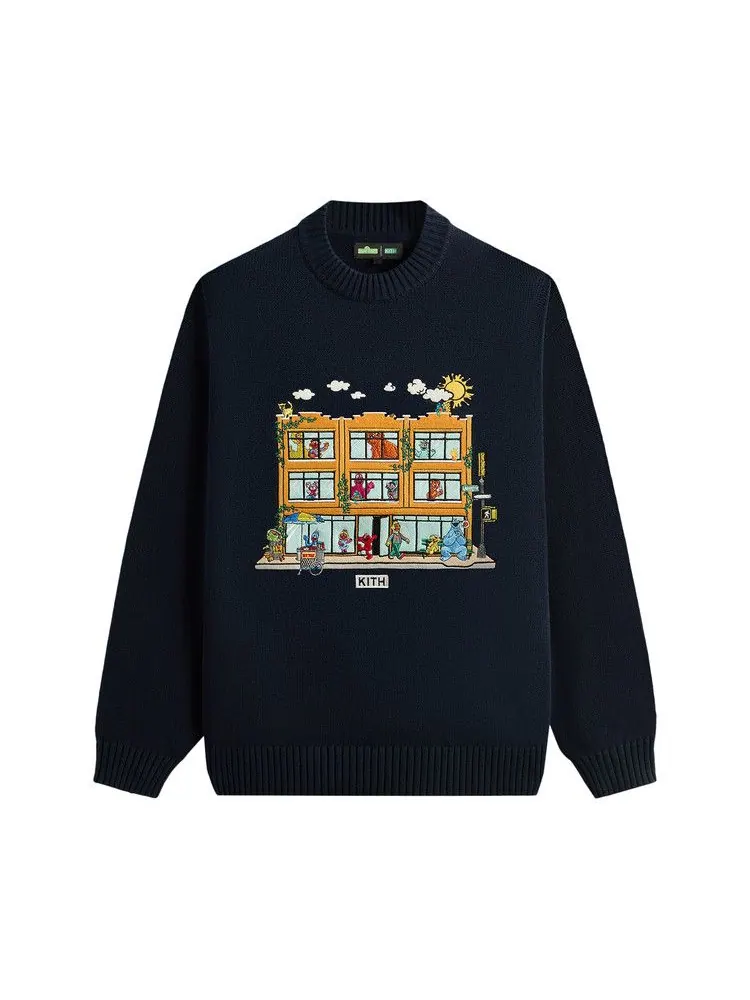 Свитер Kith x Sesame Street Lafayette Crewneck Sweater — изображение 1 из 2, ночной