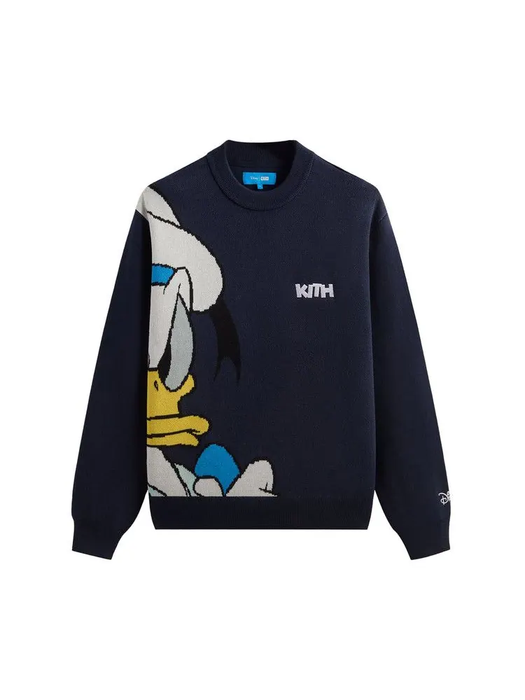 Свитер Kith x Disney Donald Duck Lewis Crewneck Sweater — изображение 1 из 2, ночной