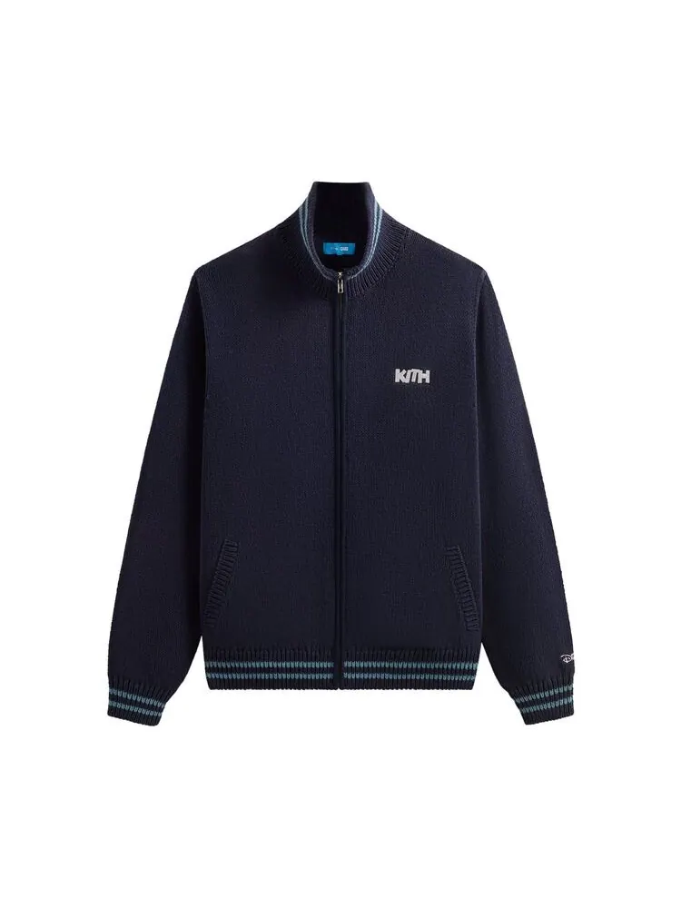 Свитер Kith x Disney Donald Duck Full Zip Wyona Sweater Nocturnal — изображение 1 из 2, синий