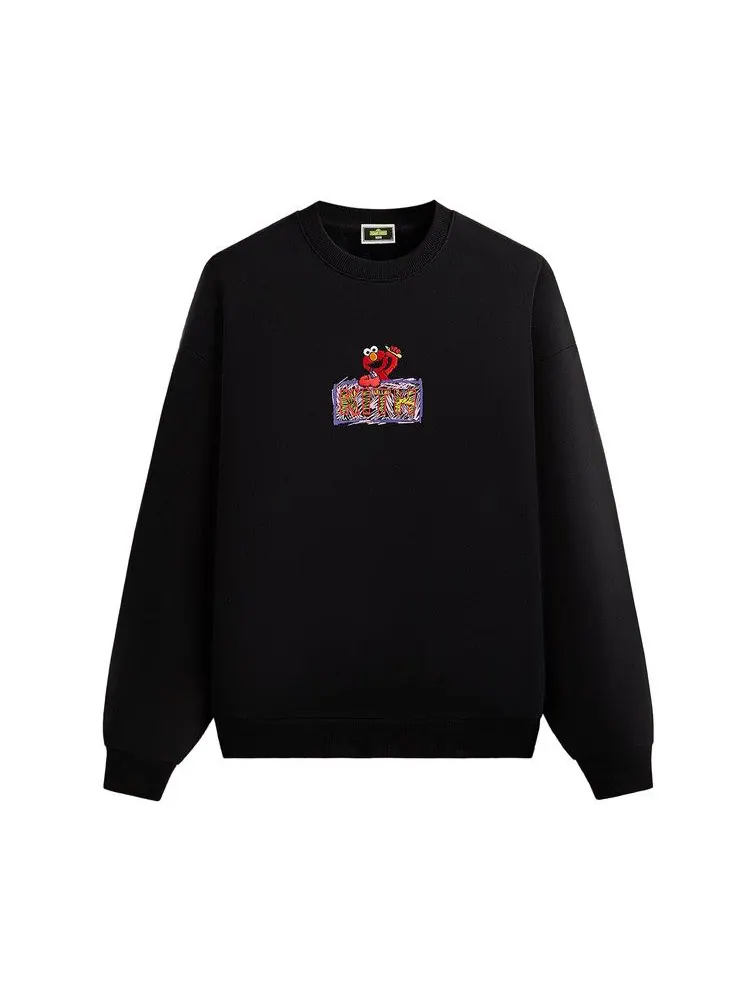 Свитер Kith x Sesame Street Elmo Nelson Crewneck — изображение 1 из 2, черный