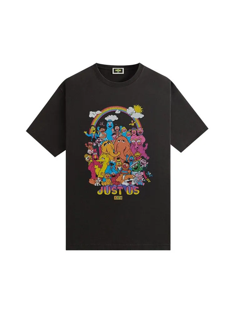 Футболка Kith For Sesame Street Characters Vintage Tee — изображение 1 из 2, черный