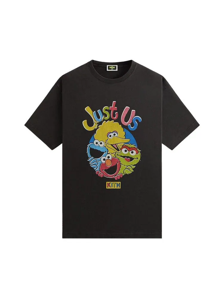 Футболка Kith x Sesame Street Just Us Vintage Tee — изображение 1 из 2, черный