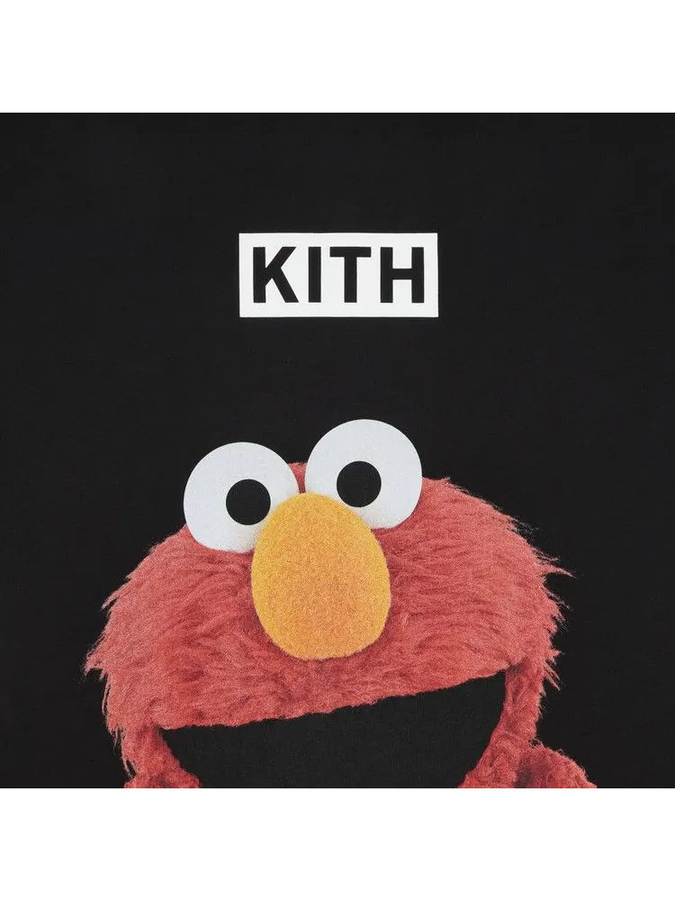 Футболка Kith x Sesame Street Elmo Tee — изображение 3 из 3, черный