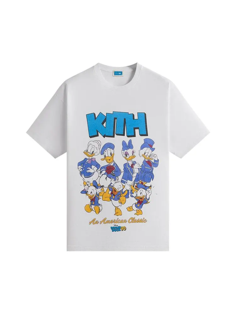 Футболка Kith x Disney Donald Duck Family Vintage Tee — изображение 1 из 2, белый