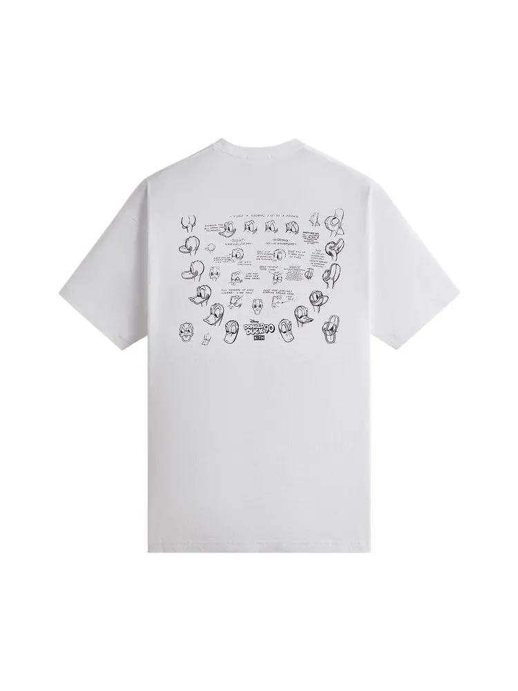 Футболка Kith x Disney Donald Duck Sketch Vintage Tee — изображение 2 из 2, белый