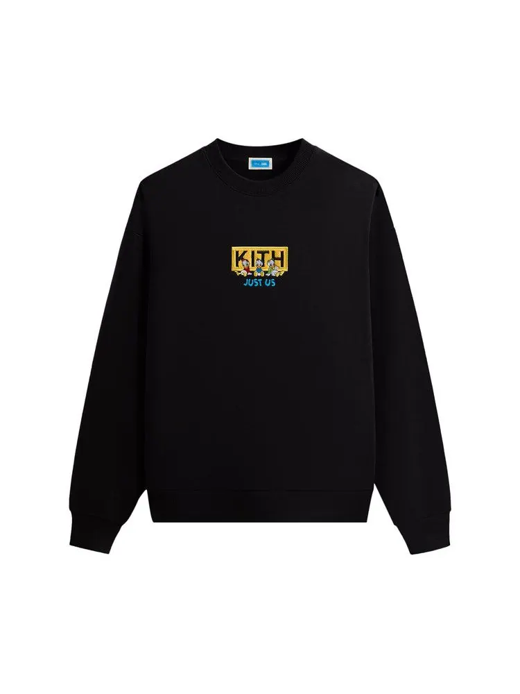 Свитер Kith For Disney Donald Duck Triplets Vintage Nelson Crewneck — изображение 1 из 2, черный