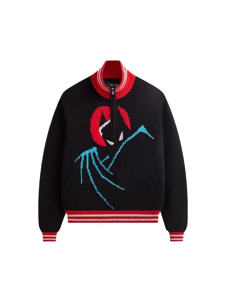 Свитер Kith x Batman Wyona Quarter Zip Sweater — изображение 1 из 2, черный