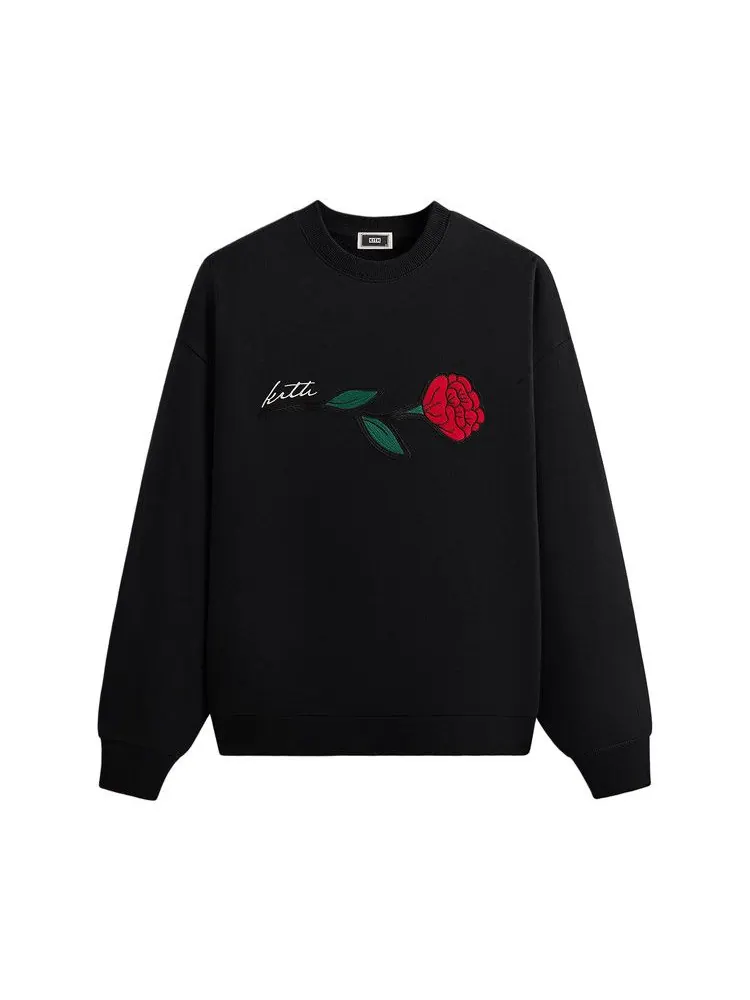 Свитер Kith Signature Rose Crewneck — изображение 1 из 2, черный