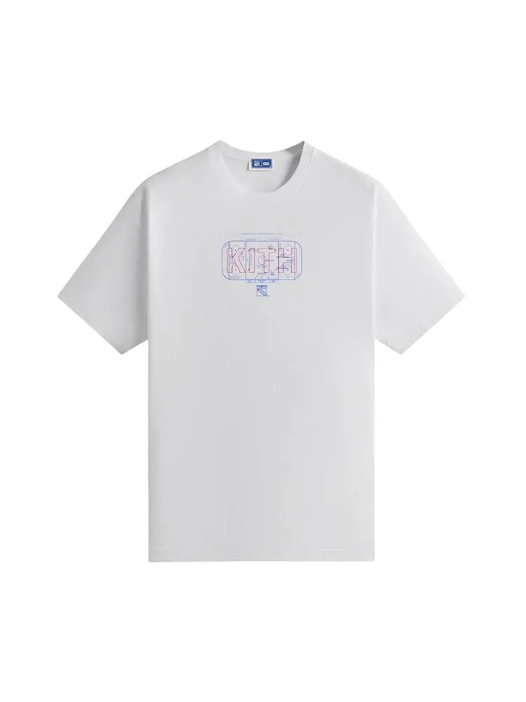 Футболка Kith x New York Rangers Rink Vintage Tee 'White' — изображение 1 из 2, белый
