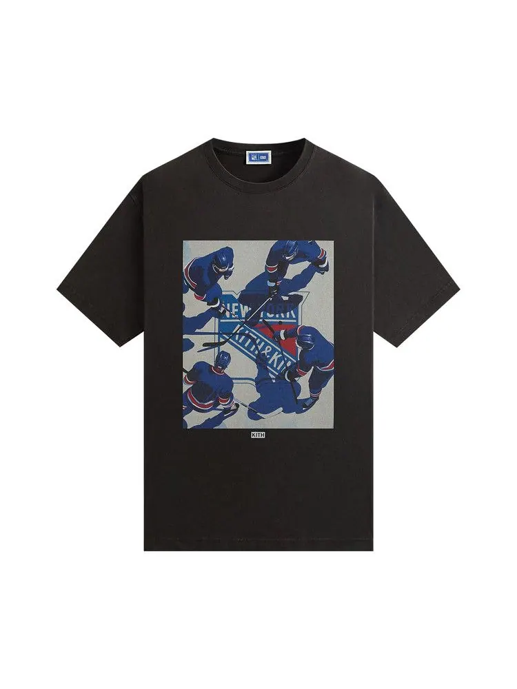 Футболка Kith For The New York Rangers On Ice Vintage Tee — изображение 1 из 2, черный