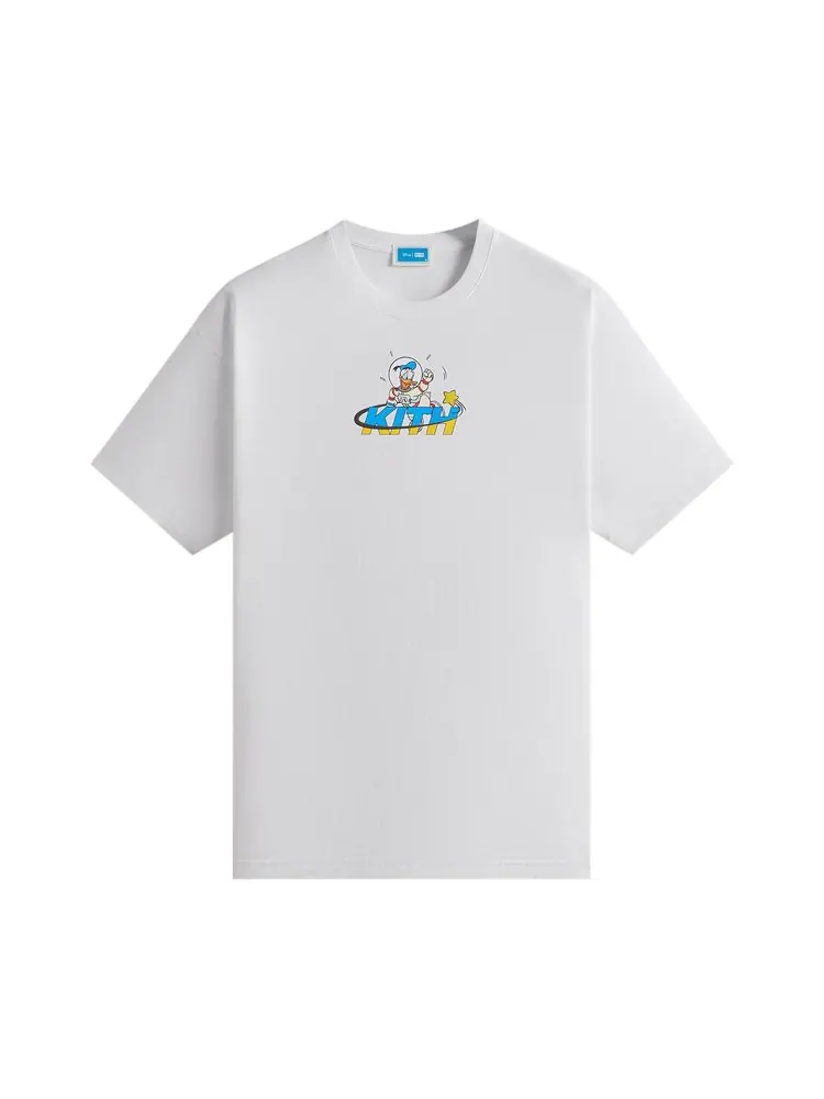 Футболка Kith x Disney Donald Duck Astronaut Vintage Tee 'White' — изображение 1 из 2, белый