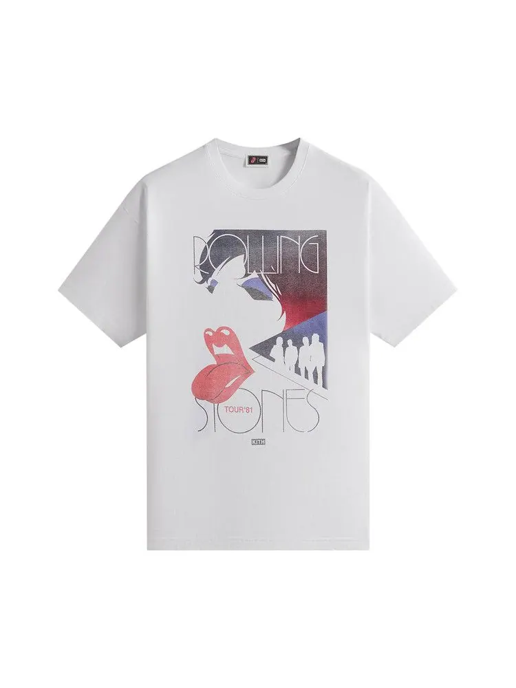 Футболка Kith For The Rolling Stones Tour 1981 Tee — изображение 1 из 2, белый