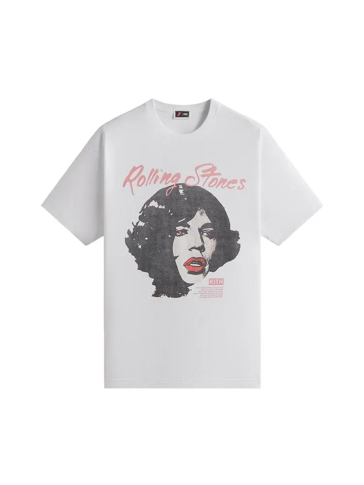 Футболка Kith For Rolling Stones Far Away Eyes Vintage Tee — изображение 1 из 2, белый