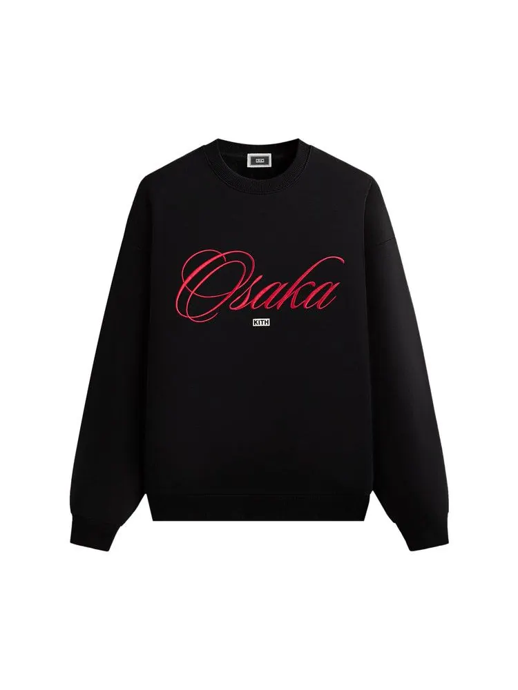 Свитер Kith Osaka Script Vintage Nelson Crewneck — изображение 1 из 2, черный