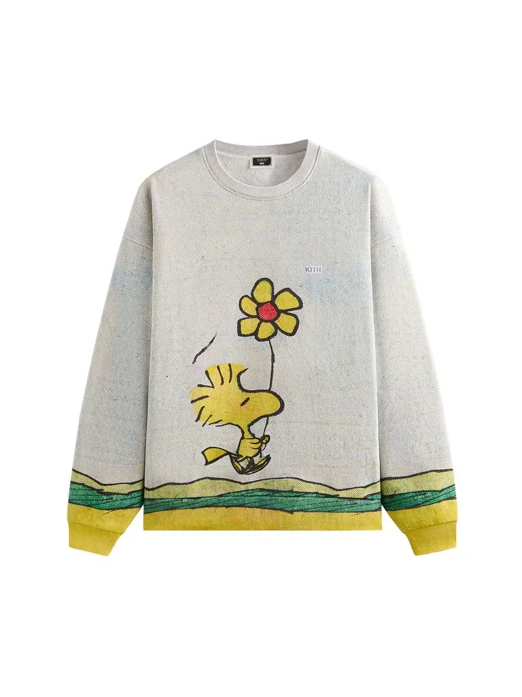 Свитер Kith For Peanuts Woodstock Comic Nelson Crewneck — изображение 1 из 1, мел