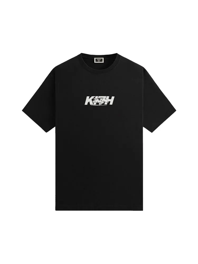 Футболка Kith For Peanuts Snoopy Run Fast Logo Tee 'Black' — изображение 1 из 1, черный