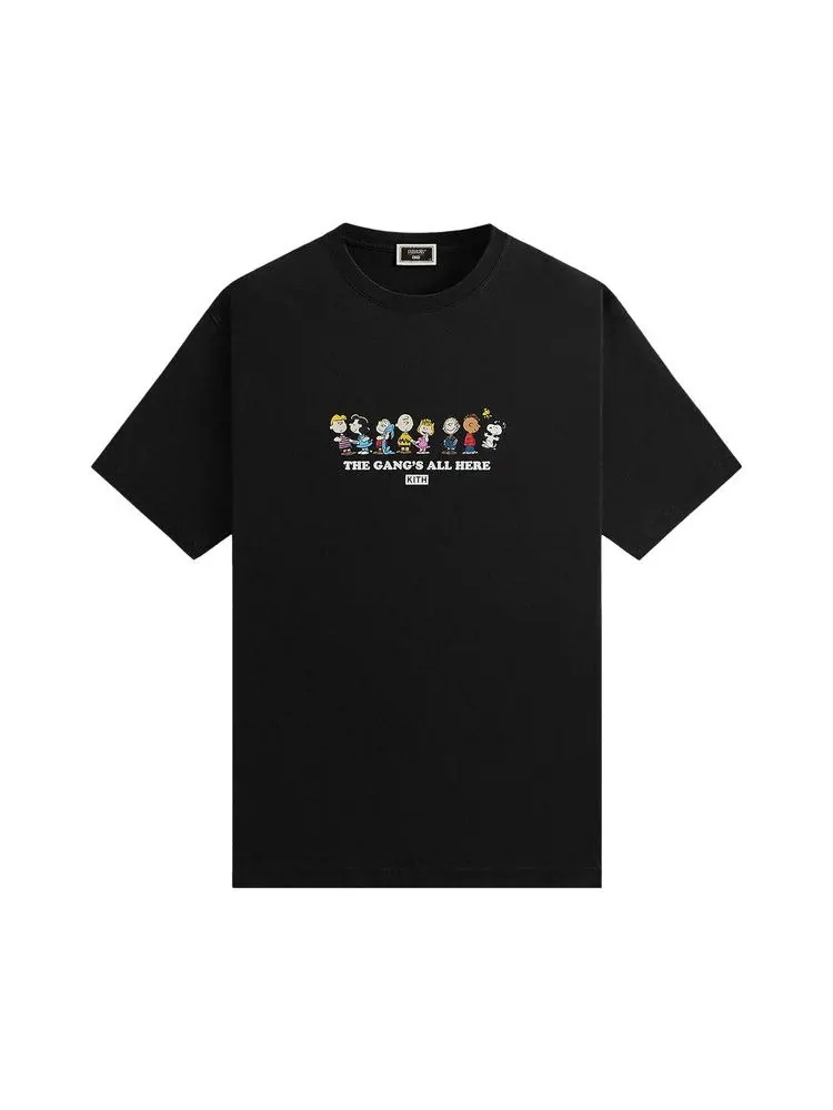 Футболка Kith For Peanuts Gangs All Here Tee — изображение 1 из 1, черный
