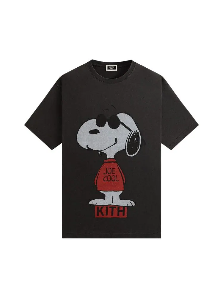 Футболка Kith For Peanuts Joe Cool Vintage Tee — изображение 1 из 1, черный