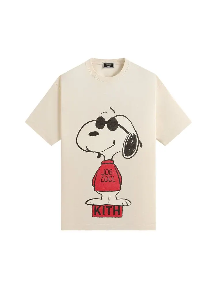 Футболка Kith For Peanuts Joe Cool Vintage Tee, Sandrift — изображение 1 из 1, бежевый