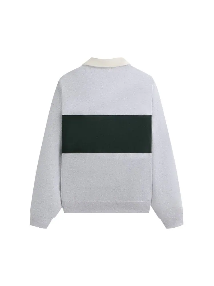Пуловер Kith Rugby Nelson Collared Pullover — изображение 2 из 2, светлый серый