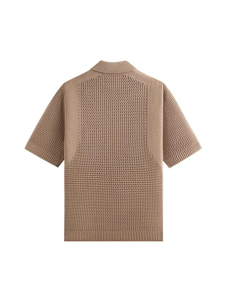 Поло Kith Nash Knit Polo, Selection — изображение 2 из 2, коричневый