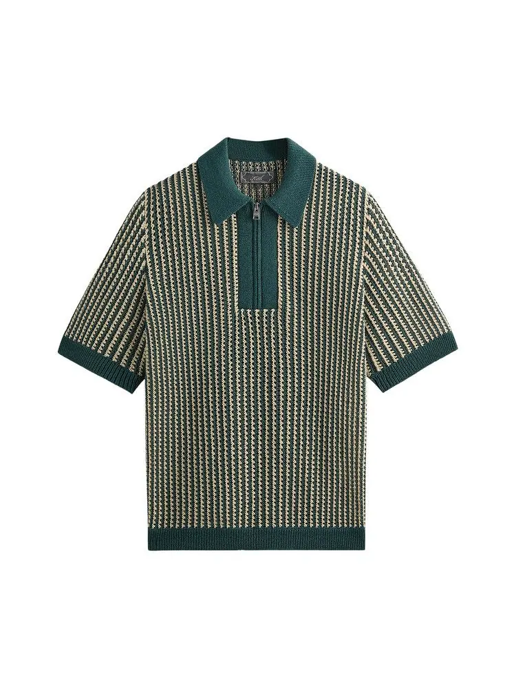 Поло Kith Nash Knit Polo Sandrift, Machine — изображение 1 из 2, черный