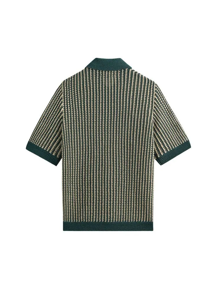 Поло Kith Nash Knit Polo Sandrift, Machine — изображение 2 из 2, черный