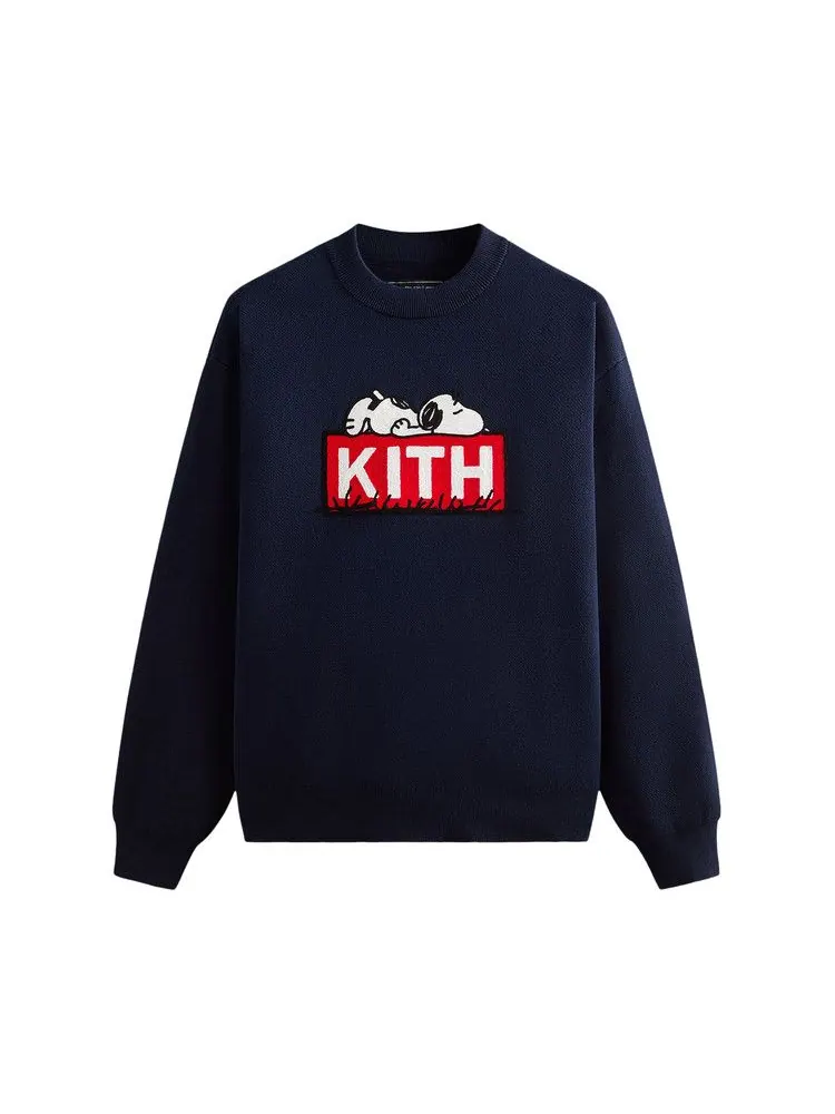 Свитер Kith For Peanuts Doghouse Classic Logo Crewneck Sweater — изображение 1 из 1, ночной