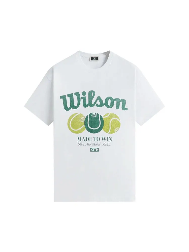 Футболка Kith x Wilson Made To Win Vintage Tee — изображение 1 из 2, белый