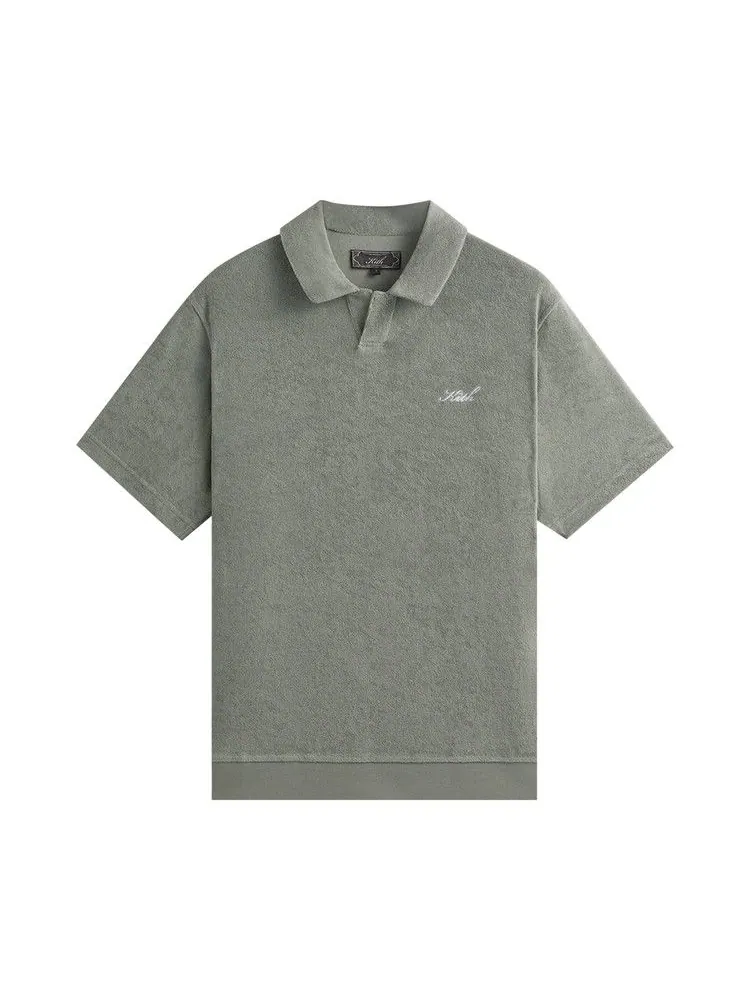 Поло Kith Plush Terry Leo Polo, Cavan — изображение 1 из 2, зеленый