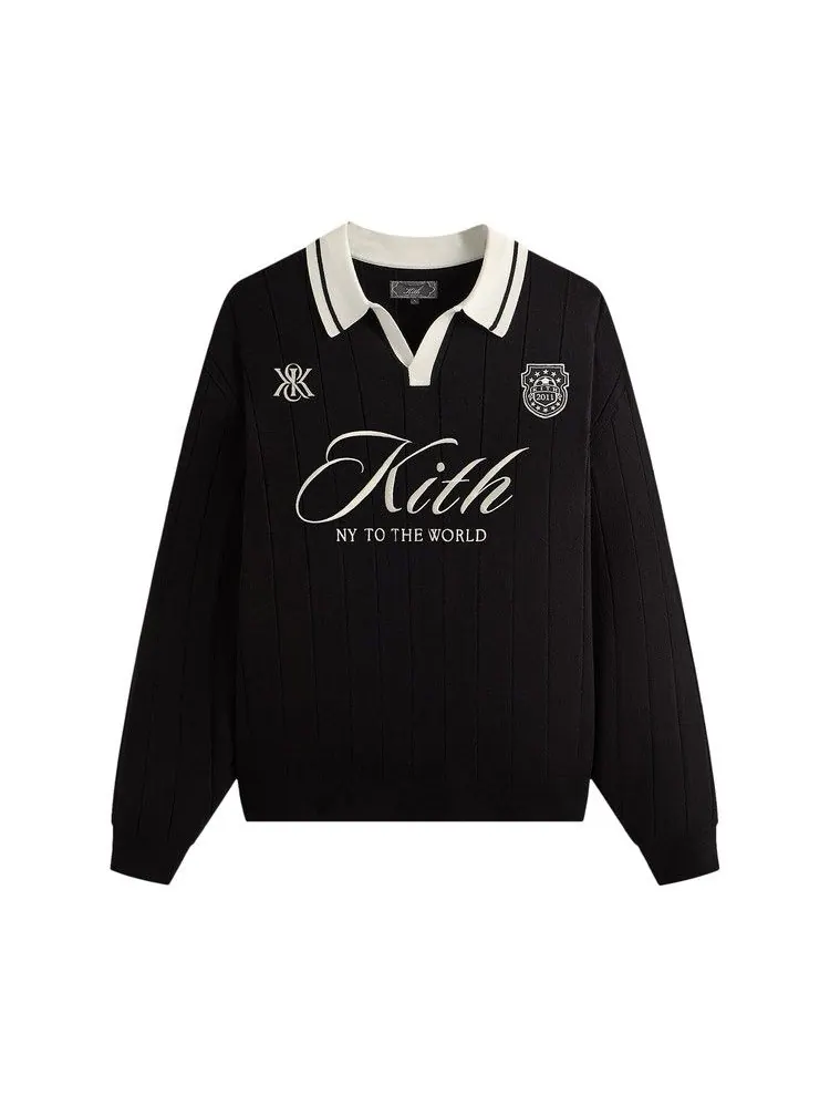 Свитер Kith Rugby Pullover Sweater — изображение 1 из 2, черный