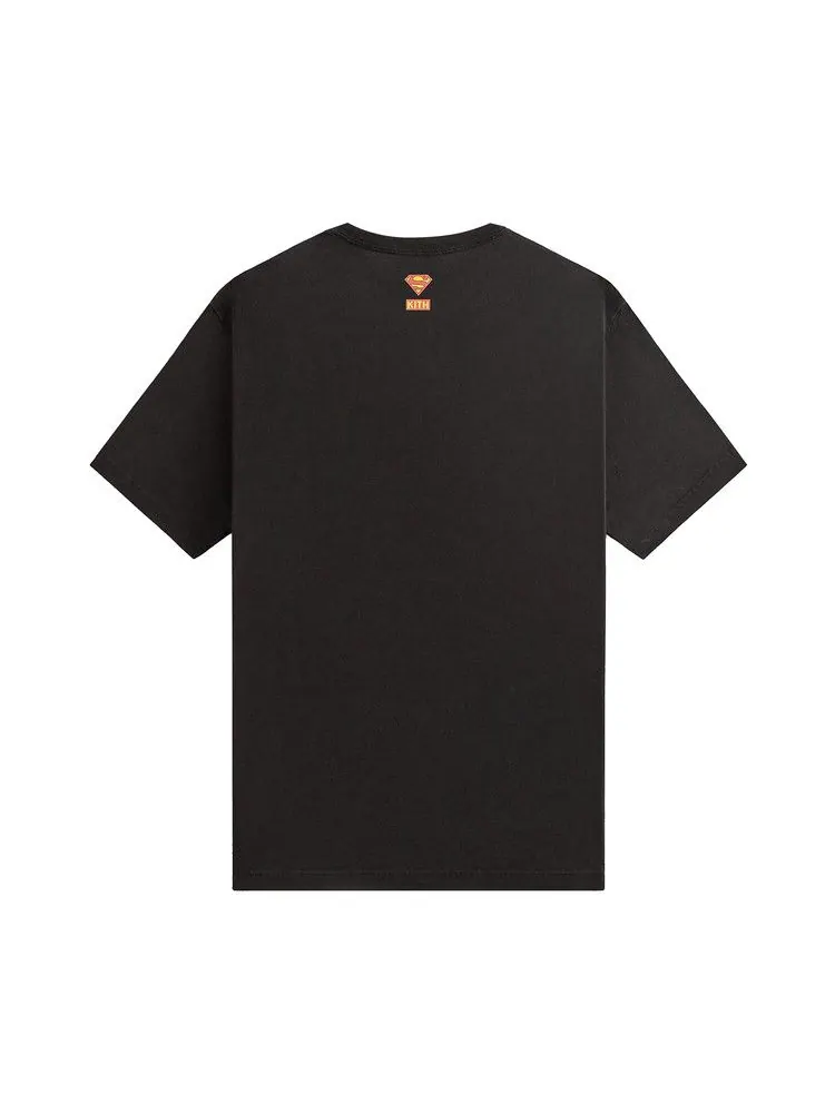 Футболка Kith x Superman Man Of Steel Vintage Tee — изображение 2 из 2, черный