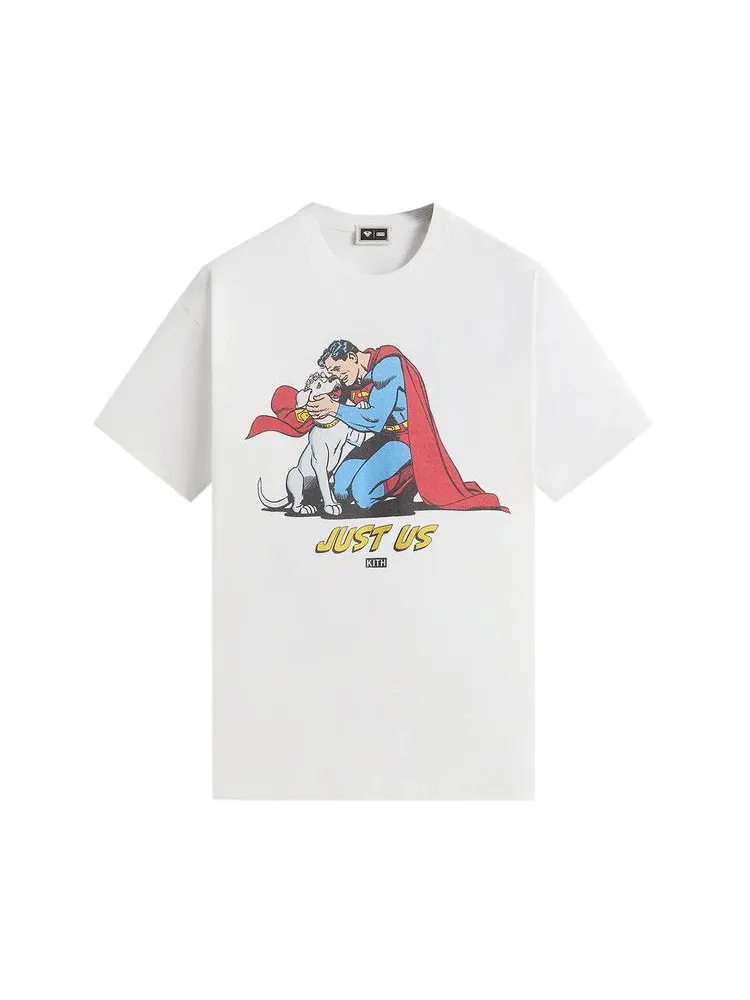 Футболка Kith x Superman Just Us Vintage Tee — изображение 1 из 2, белый
