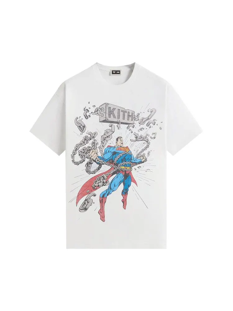 Футболка Kith x Superman Chains Vintage Tee — изображение 1 из 2, белый