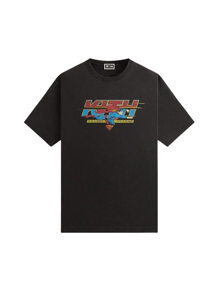 Футболка Kith x Superman Its A Bird Vintage Tee — изображение 1 из 2, черный